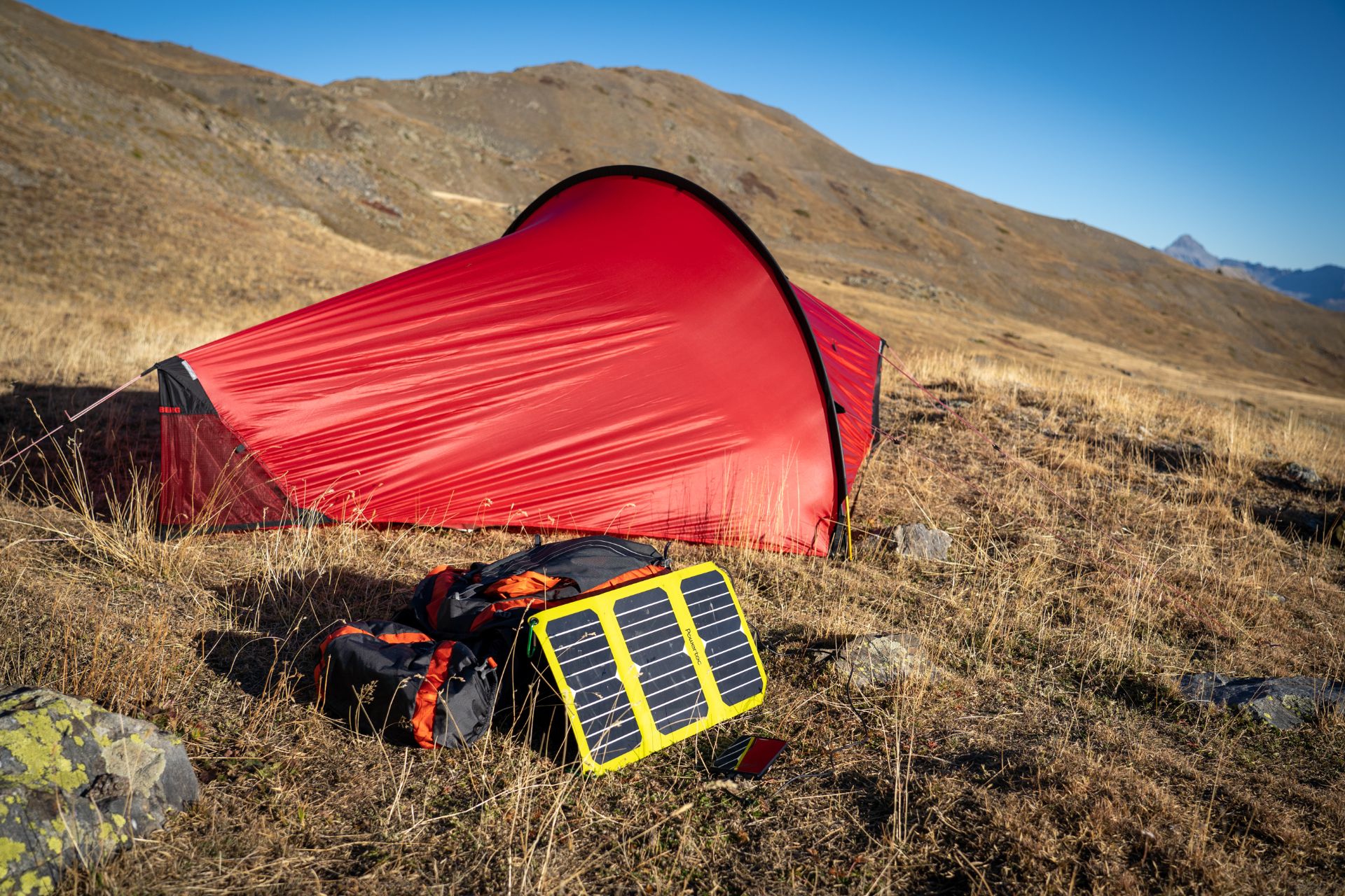 bivouac pour une randonnée en autonomie