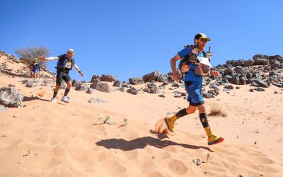 Marathon in the desert in total autonomy.