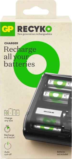 Chargeur de piles universel rechargeable en USB - AA, AAA,C ,D & 9V – Image 2