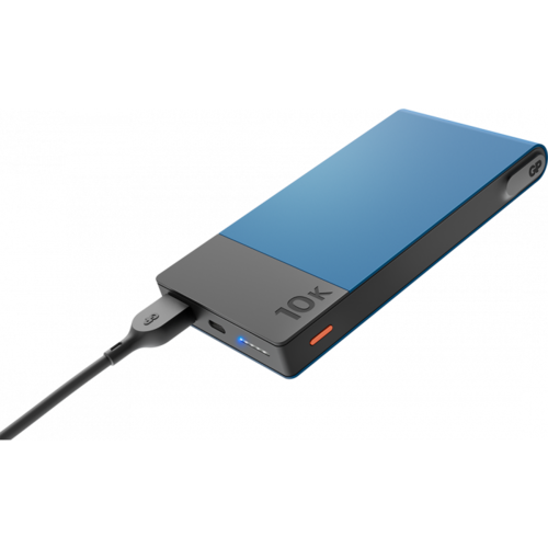 Batterie externe à 3 ports 10K + câble USB-A vers USB-C