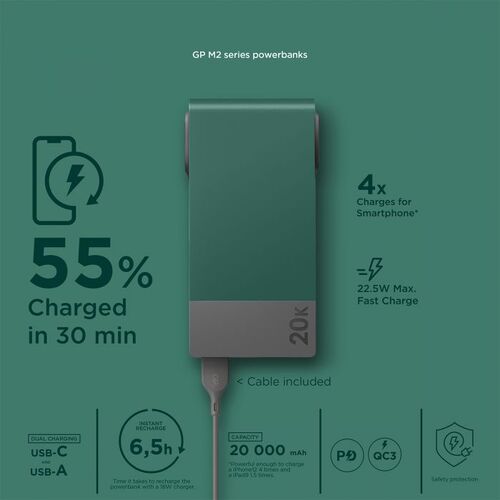 Batterie externe USB-C Power Delivery 20.000 mAh Lipo battery