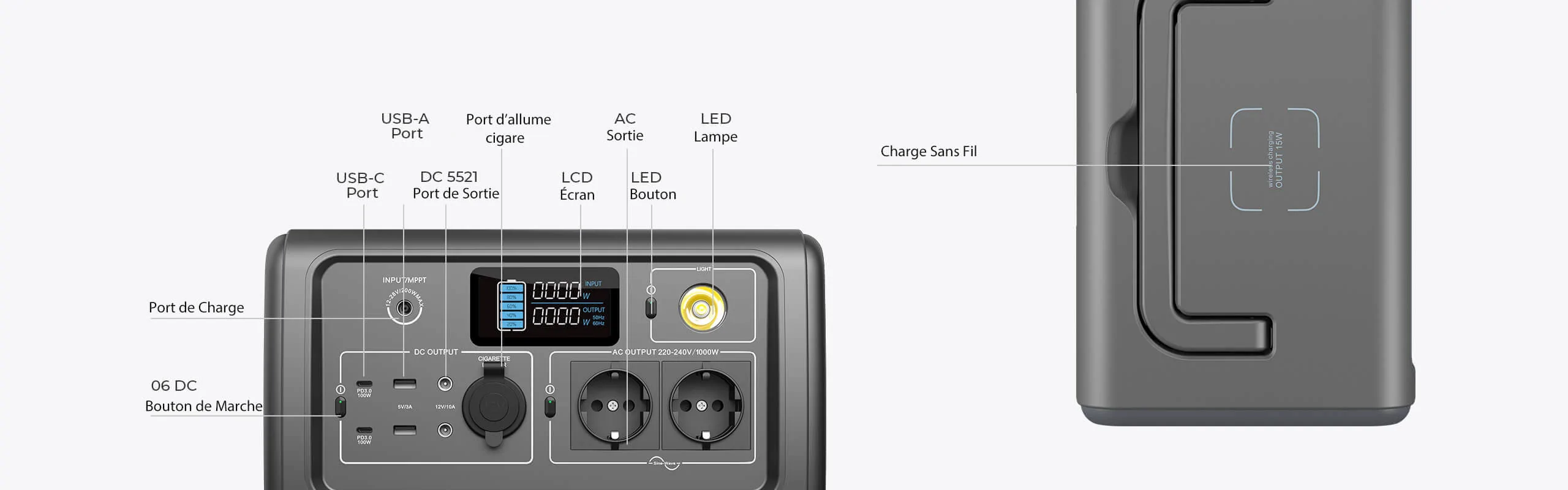 Bluetti - Power Solar - Powerbank 716Wh - 1000W - Panneau solaire 200W