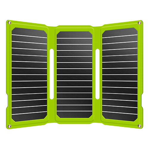 Panneau solaire portable PT Flap24 la couleur verte, sans emballage