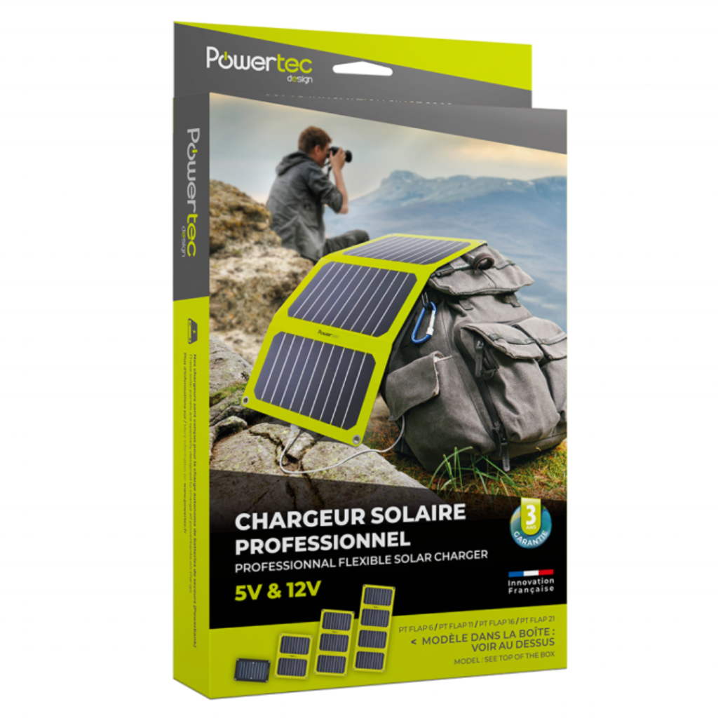 Panneau solaire portable Powertec 2021