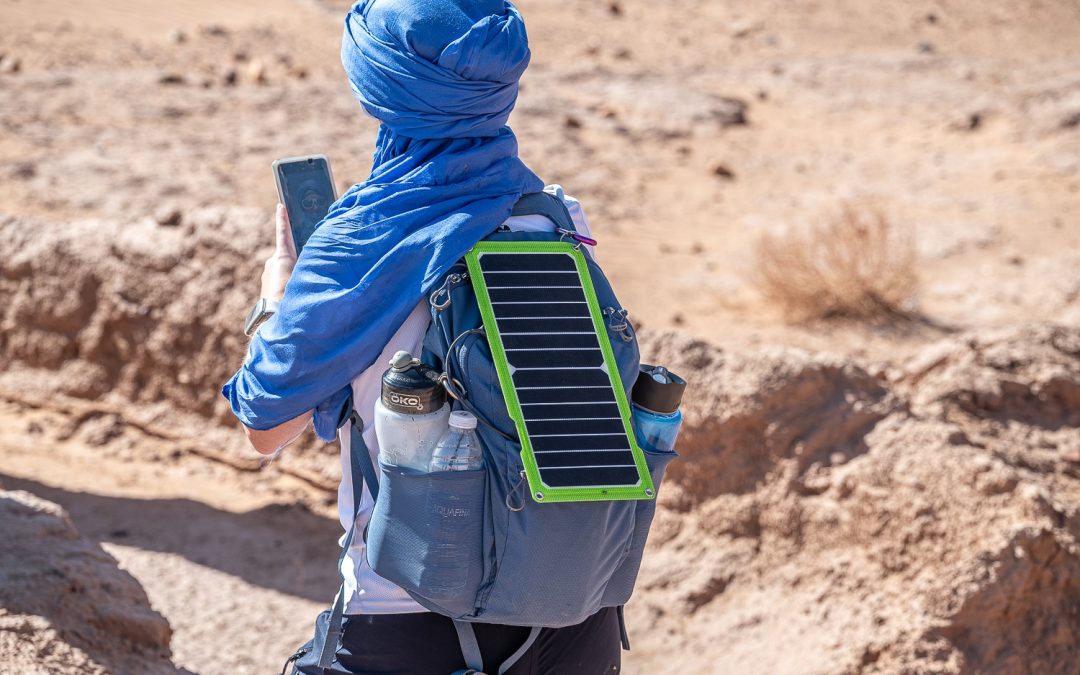 External solar charger: portable energy for your adventures