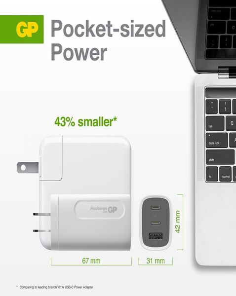 chargeur usb c compact mac book