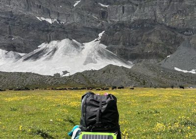 chargeur solaire trek à meribel