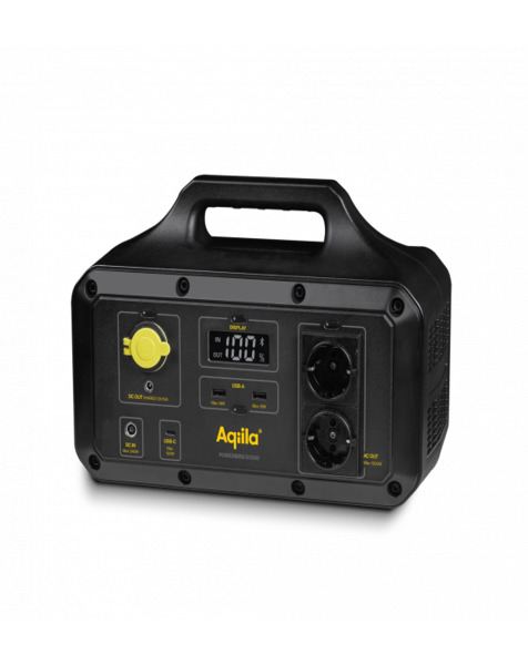 Générateur solaire portable Powertec : batterie externe solaire & chargeur