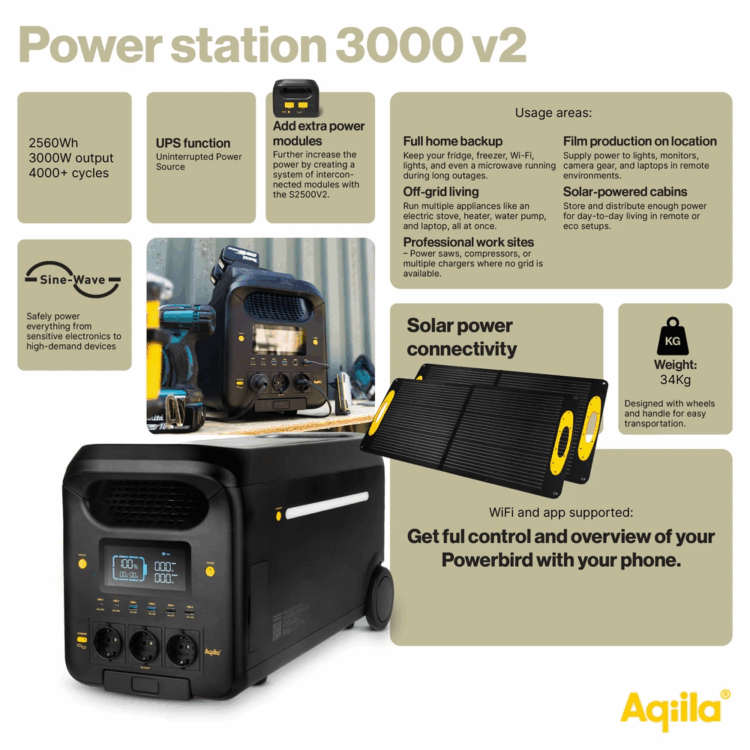 générateur électrique solaire 3000W