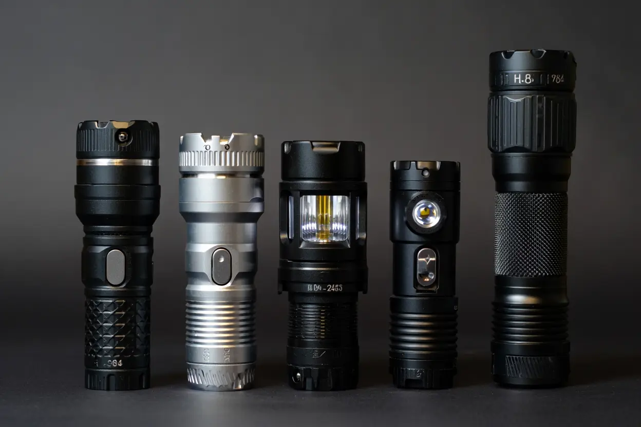 Comparatif lampes torches tactiques