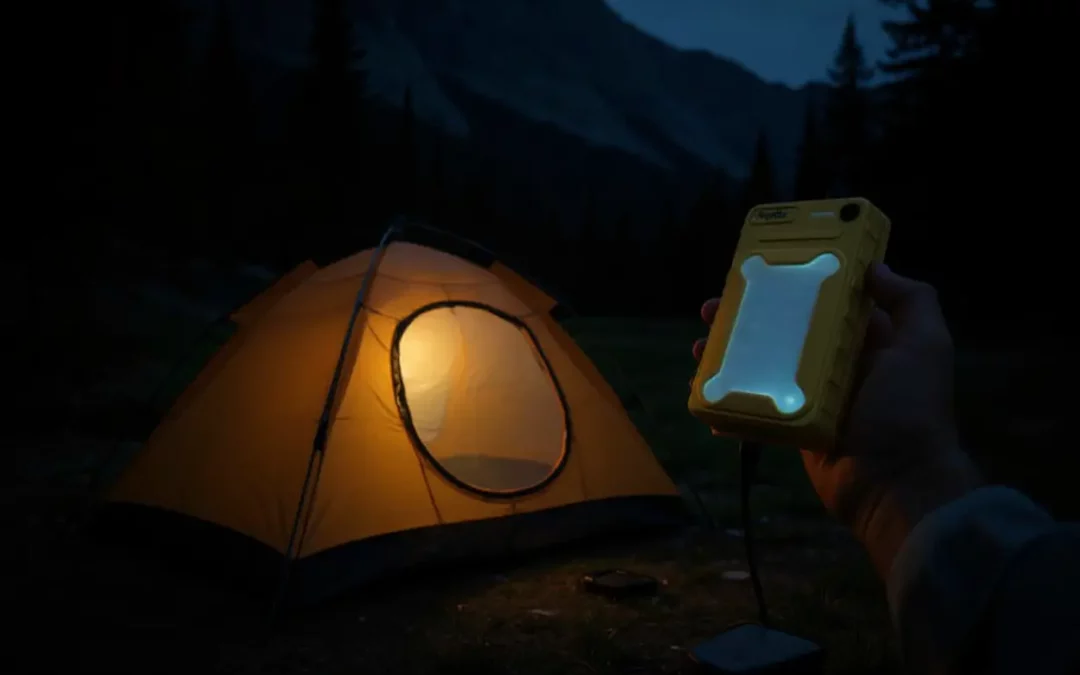 Lampe solaire rechargeable usb led pour camping