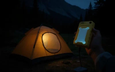 Lampe solaire rechargeable usb led pour camping