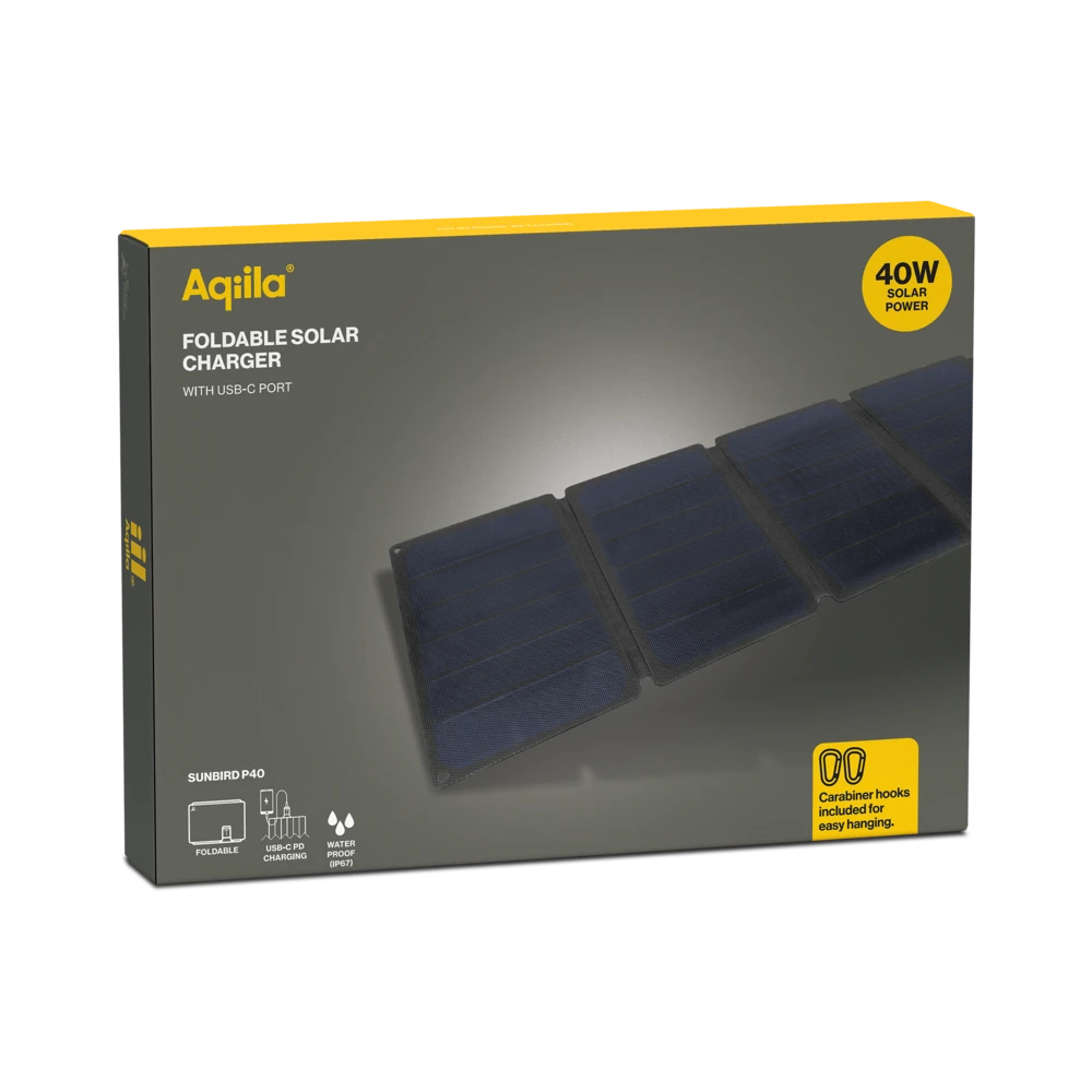 chargeur solaire portable 40W