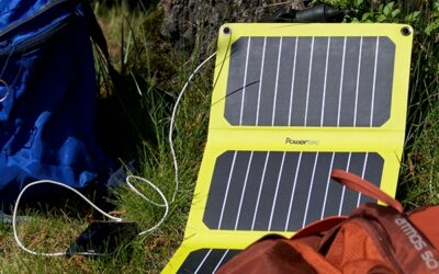 With the Powertec nomadic solar charger, no more low battery anxiety!